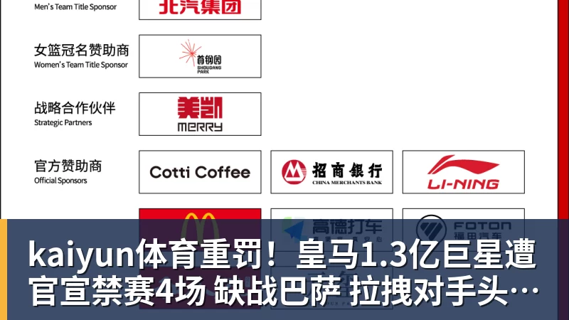 kaiyun体育重罚！皇马1.3亿巨星遭官宣禁赛4场 缺战巴萨 拉拽对手头发+抗议裁判